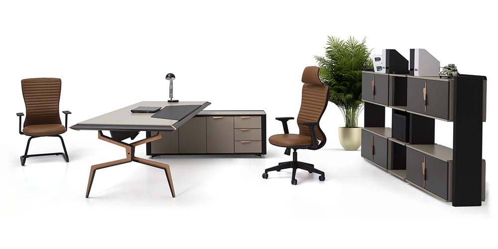 Vizyon Office Furniture MIAMI EXECUTIVE DESK SET